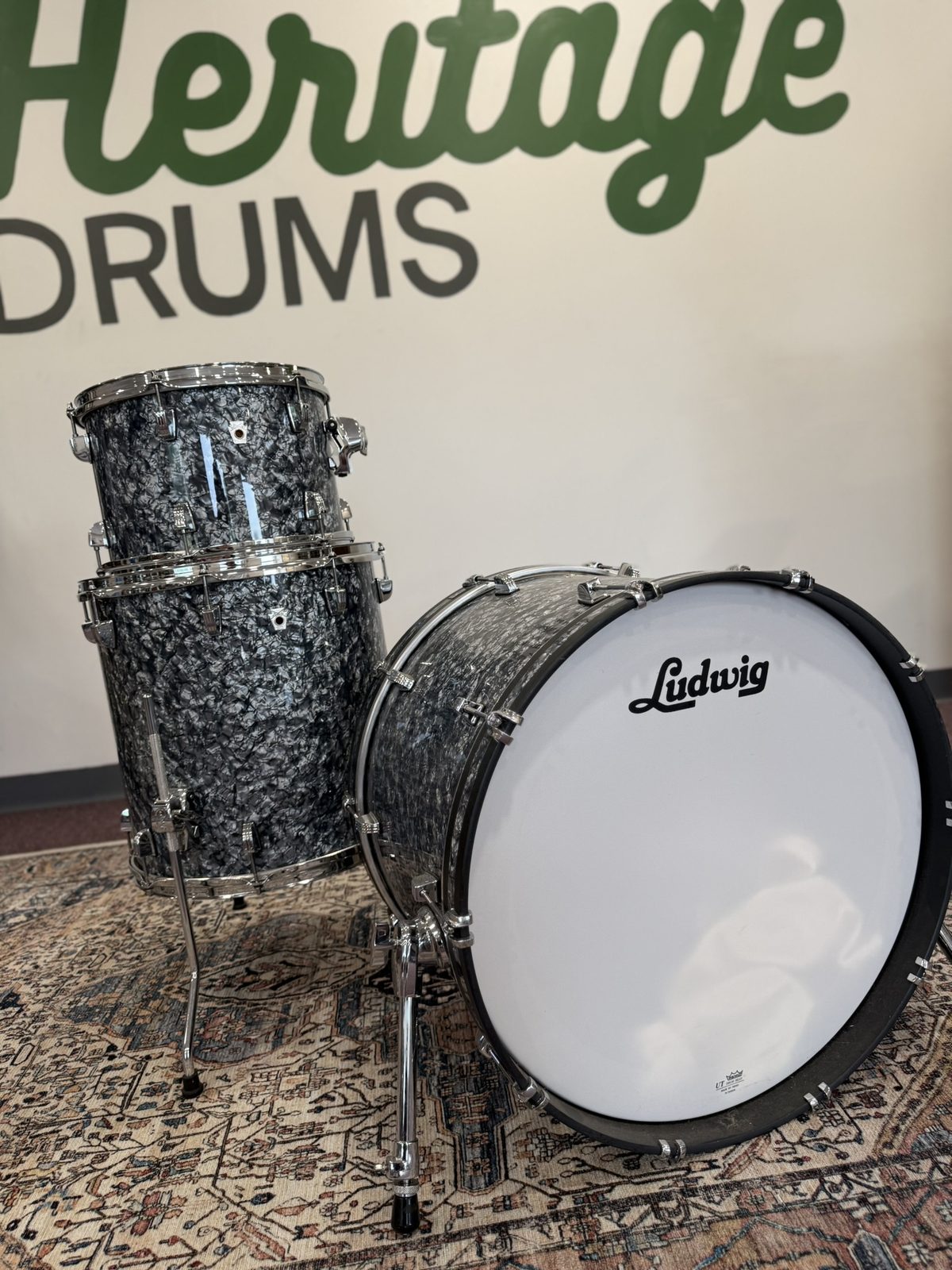 Ludwig Neusonic Fab Outfit 24/13/16 - Steel Blue Pearl