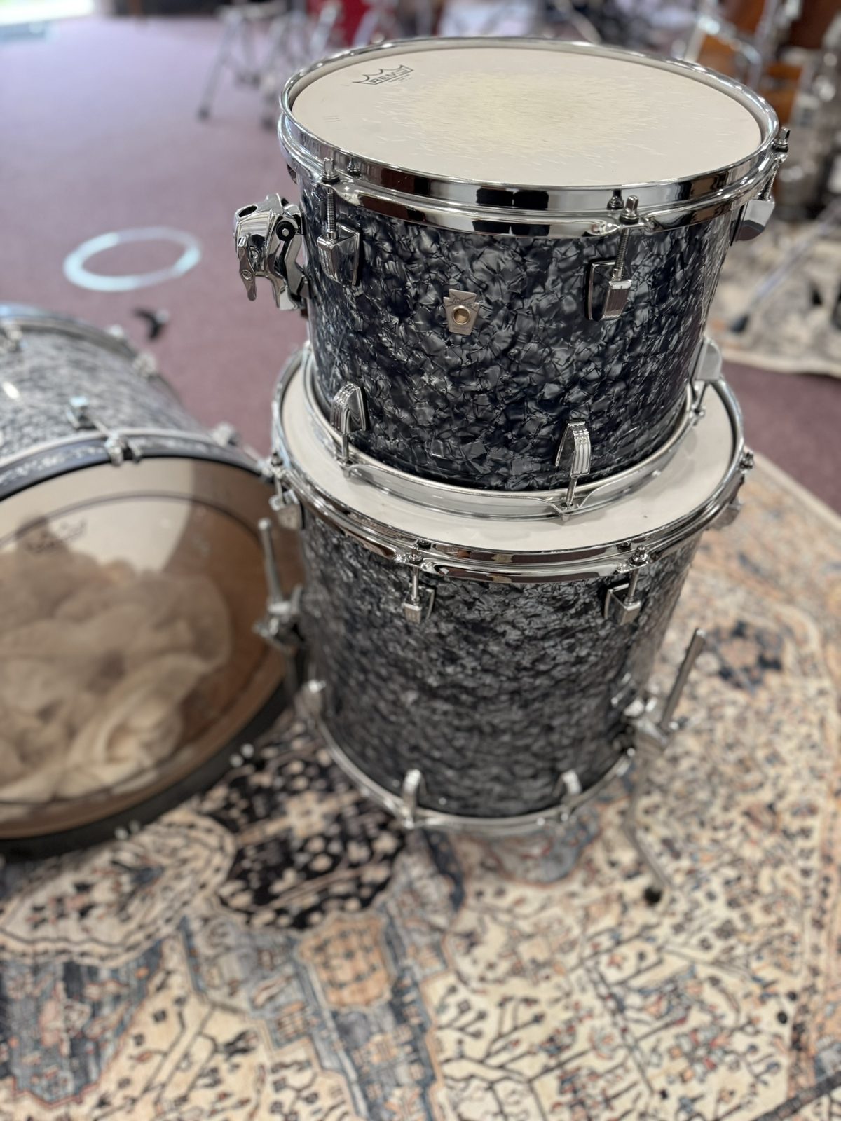 Ludwig Neusonic Fab Outfit 24/13/16 - Steel Blue Pearl