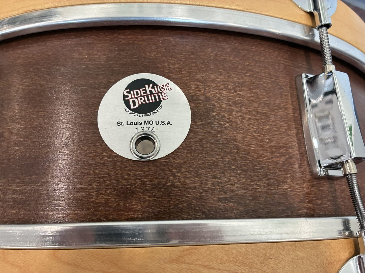 Sidekick 5x22" Bass Drum - Natural Mahogany