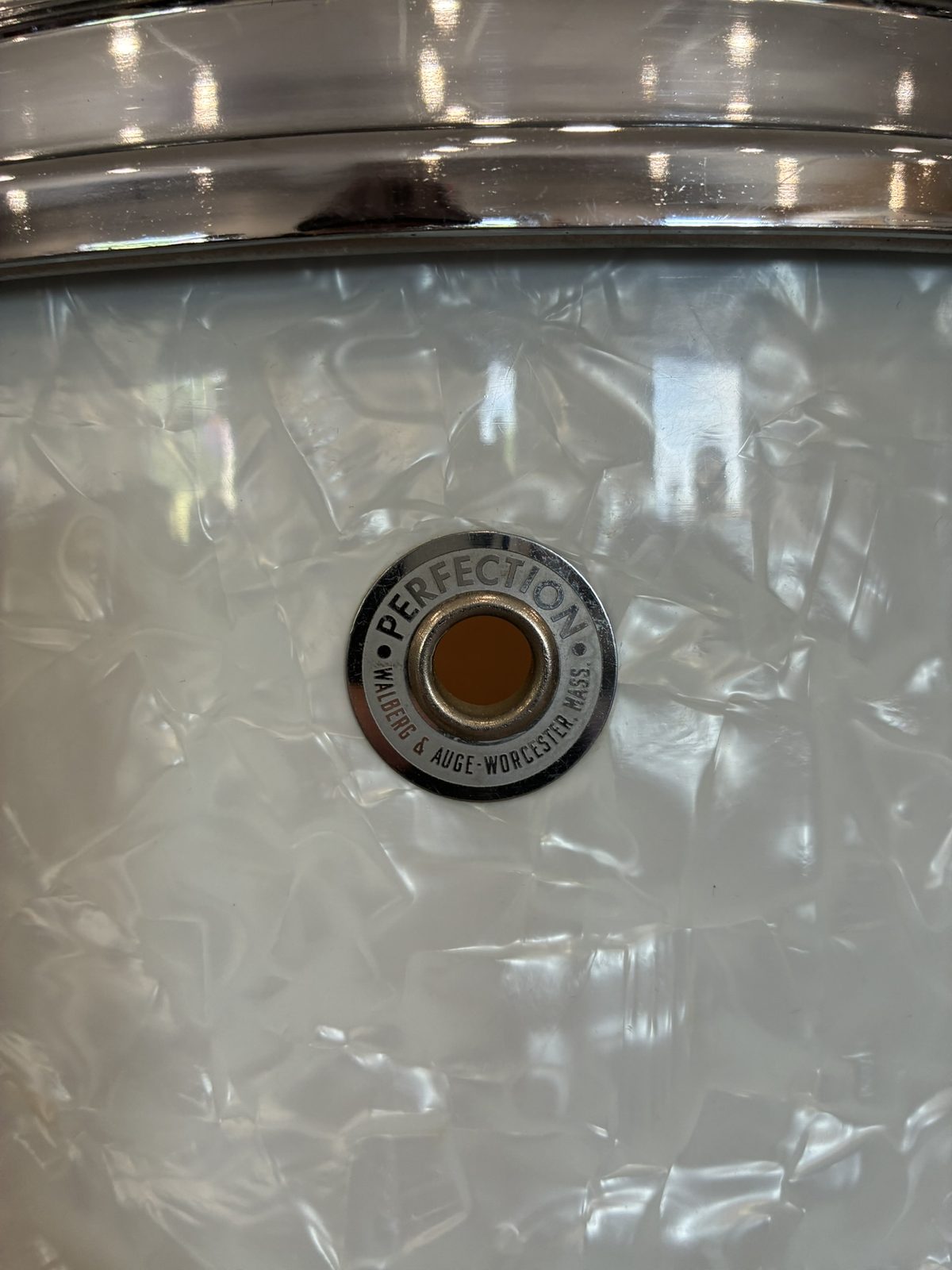 Walberg & Auge 16x16" Floor Tom - White Marine Pearl