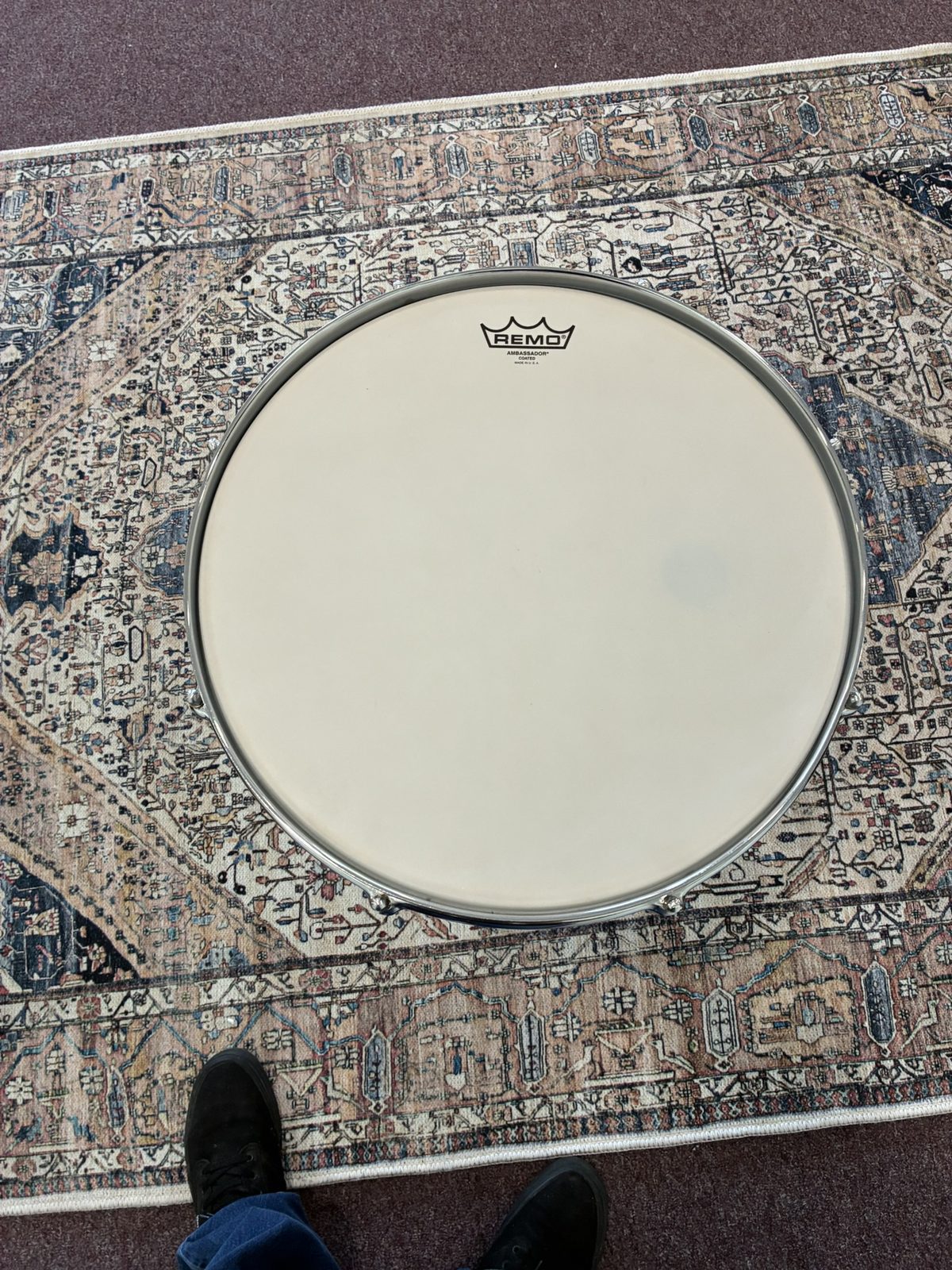 Walberg & Auge 16x16" Floor Tom - White Marine Pearl