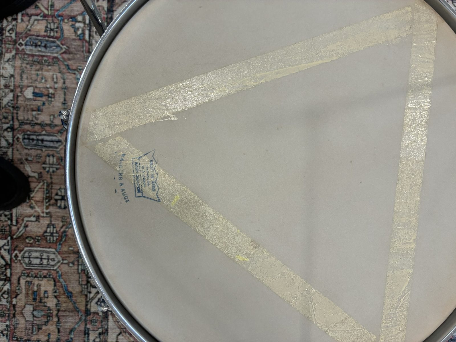 Walberg & Auge 16x16" Floor Tom - White Marine Pearl