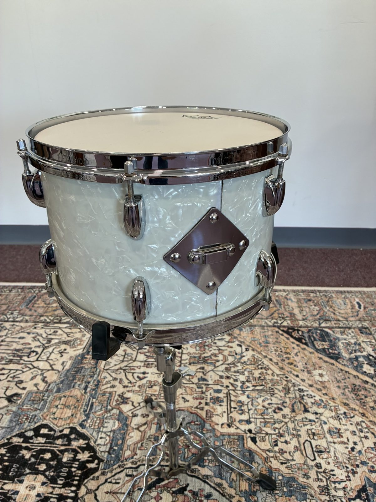 Walberg & Auge 12x8" Rack Tom - White Marine Pearl