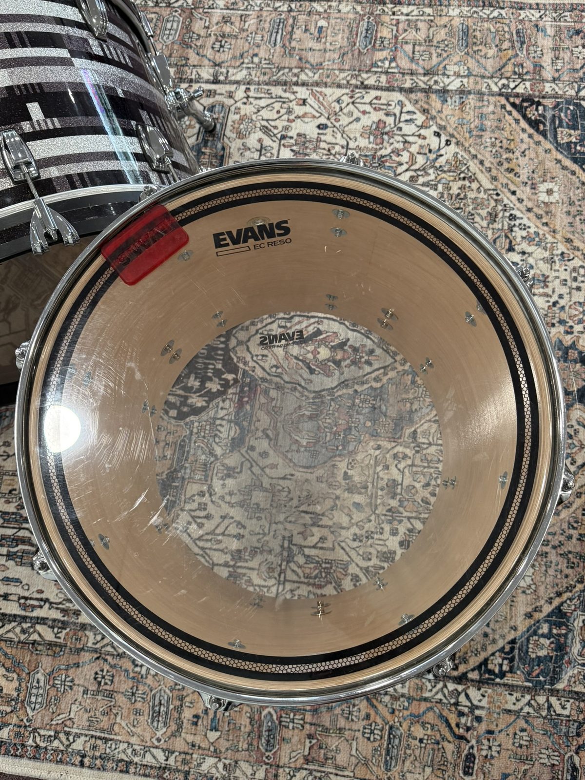 Ludwig Classic Maple Fab Outfit 22/13/16 - Black Digital Sparkle