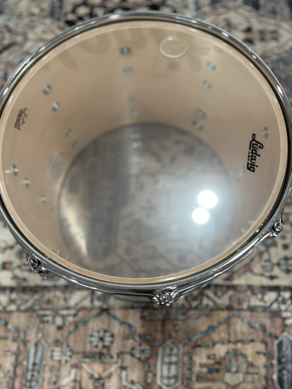 Ludwig Classic Maple 10x14 Rack Tom - Black Digital Sparkle