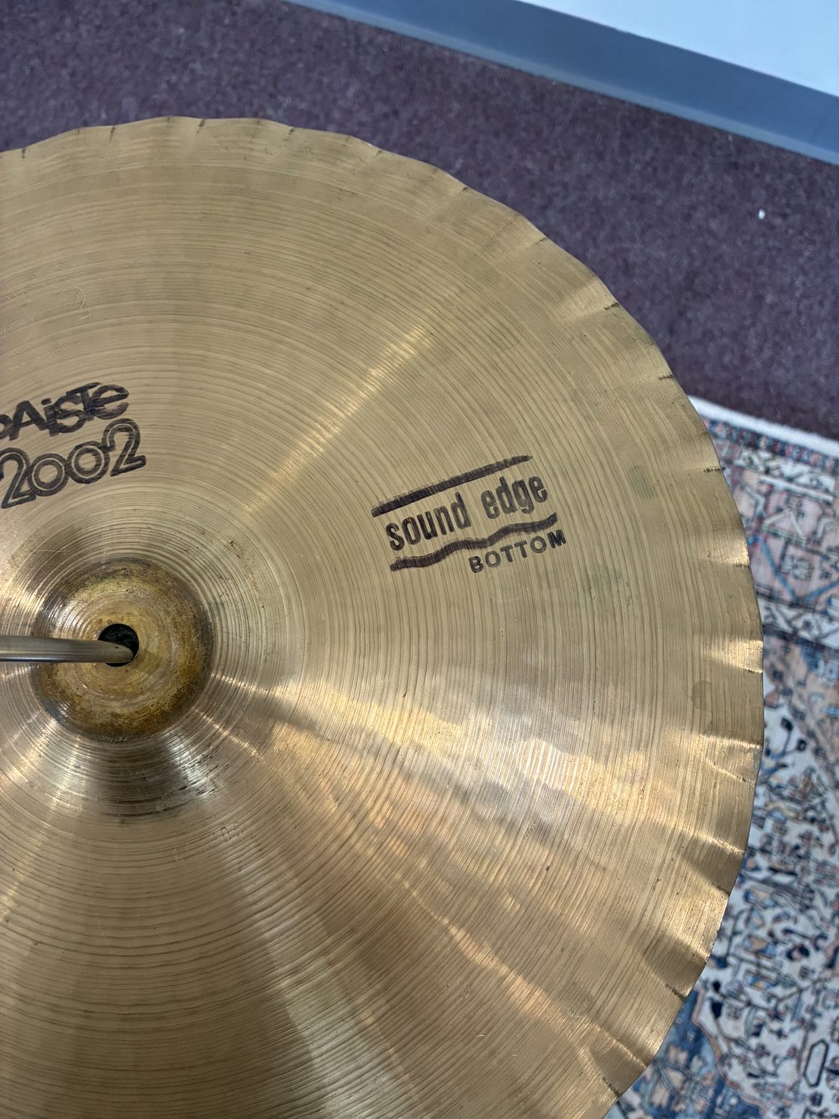 Paiste 2002 Black Label 14" Sound Edge Hi-Hat Cymbals (Pair)