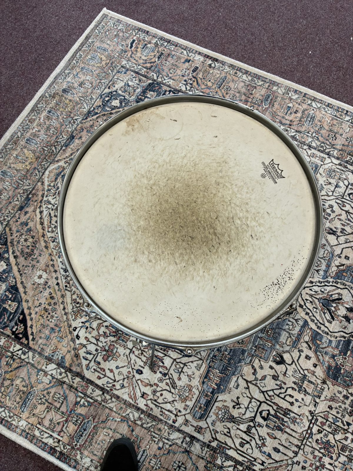 Ludwig 16x16" Floor Tom (1960s) Silver Sparkle
