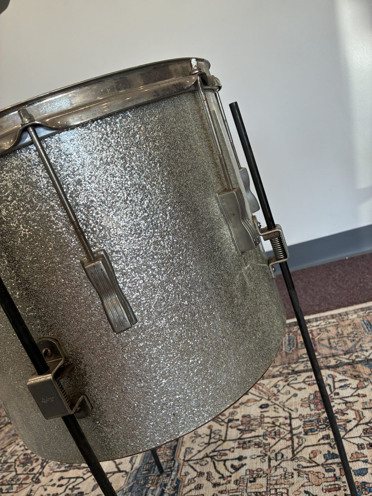 Ludwig Clubdate 15x12" Floor Tom - Silver Sparkle (1960s)
