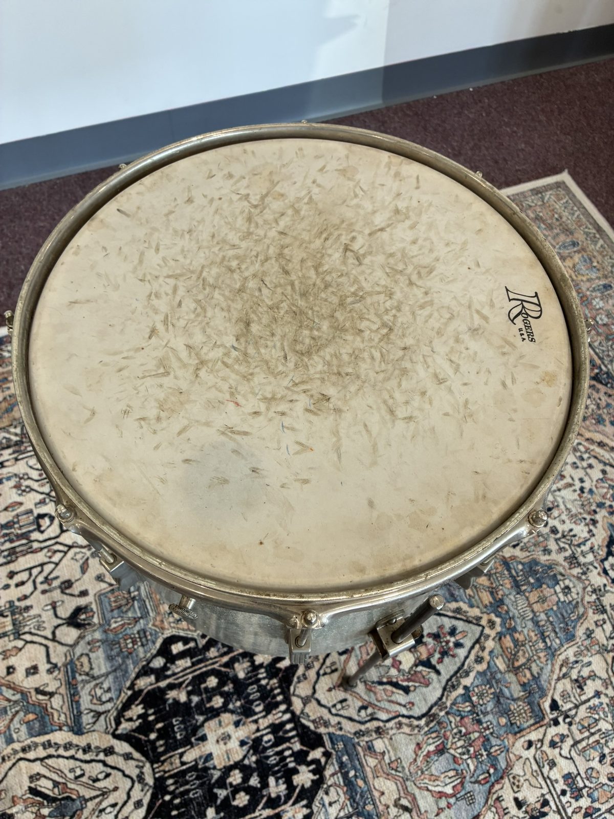 Ludwig Clubdate 15x12" Floor Tom - Silver Sparkle (1960s)