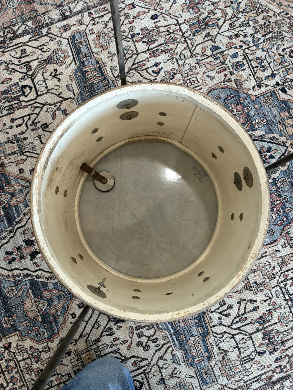 Ludwig Clubdate 15x12" Floor Tom - Silver Sparkle (1960s)
