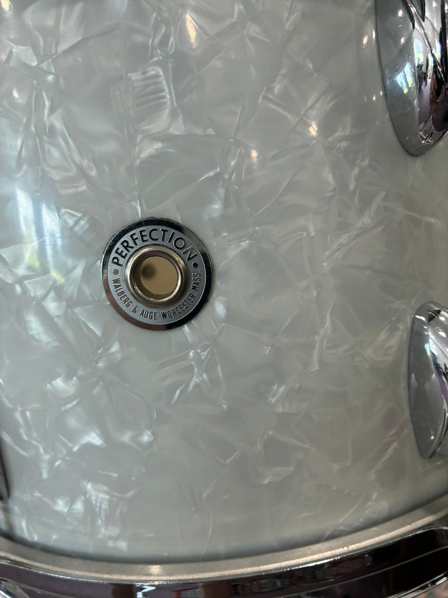 Walberg & Auge Perfection 4-Piece Drum Set - White Marine Pearl - Super Rare