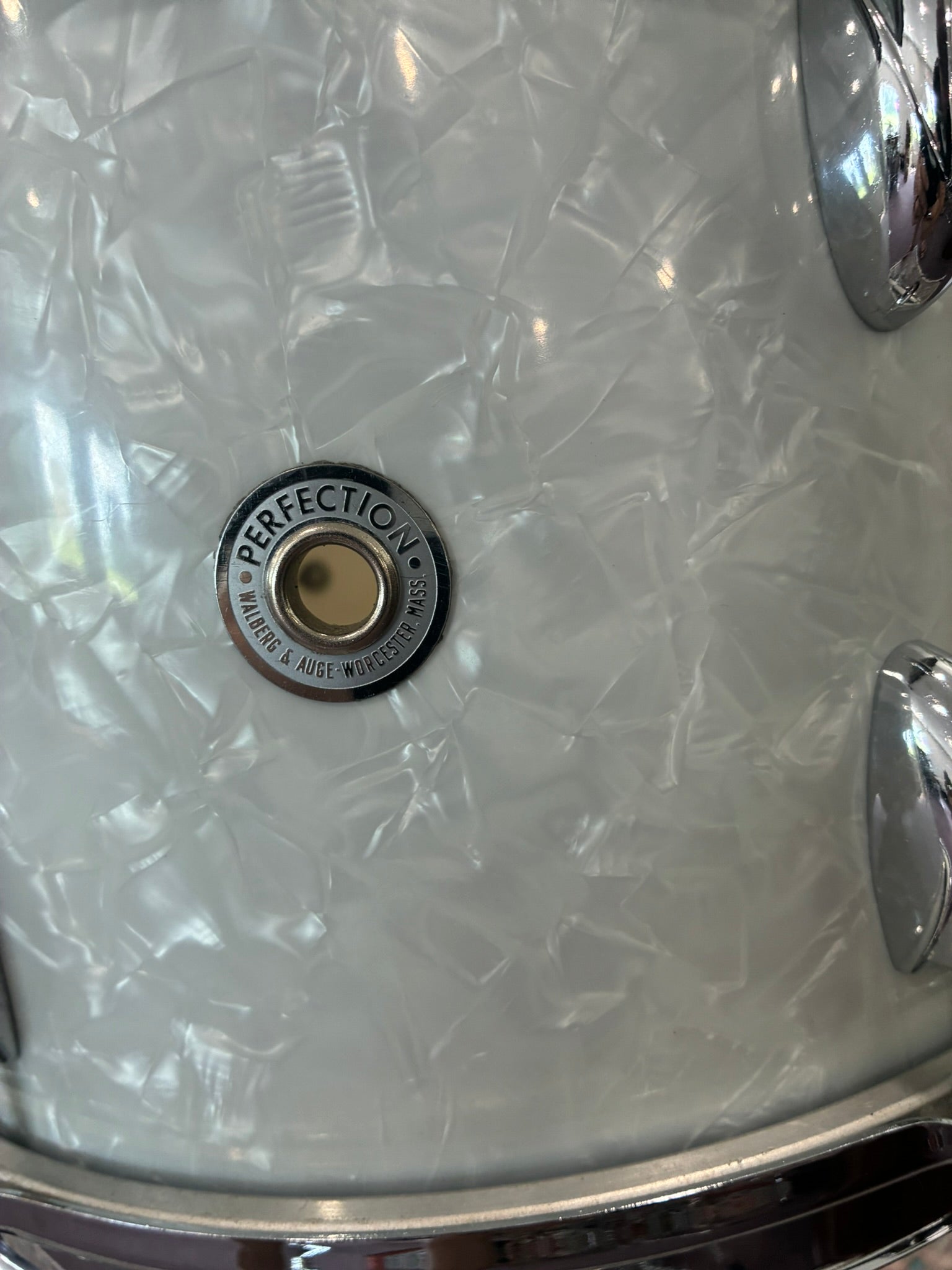 Walberg & Auge Perfection 4-Piece Drum Set - White Marine Pearl - Super Rare
