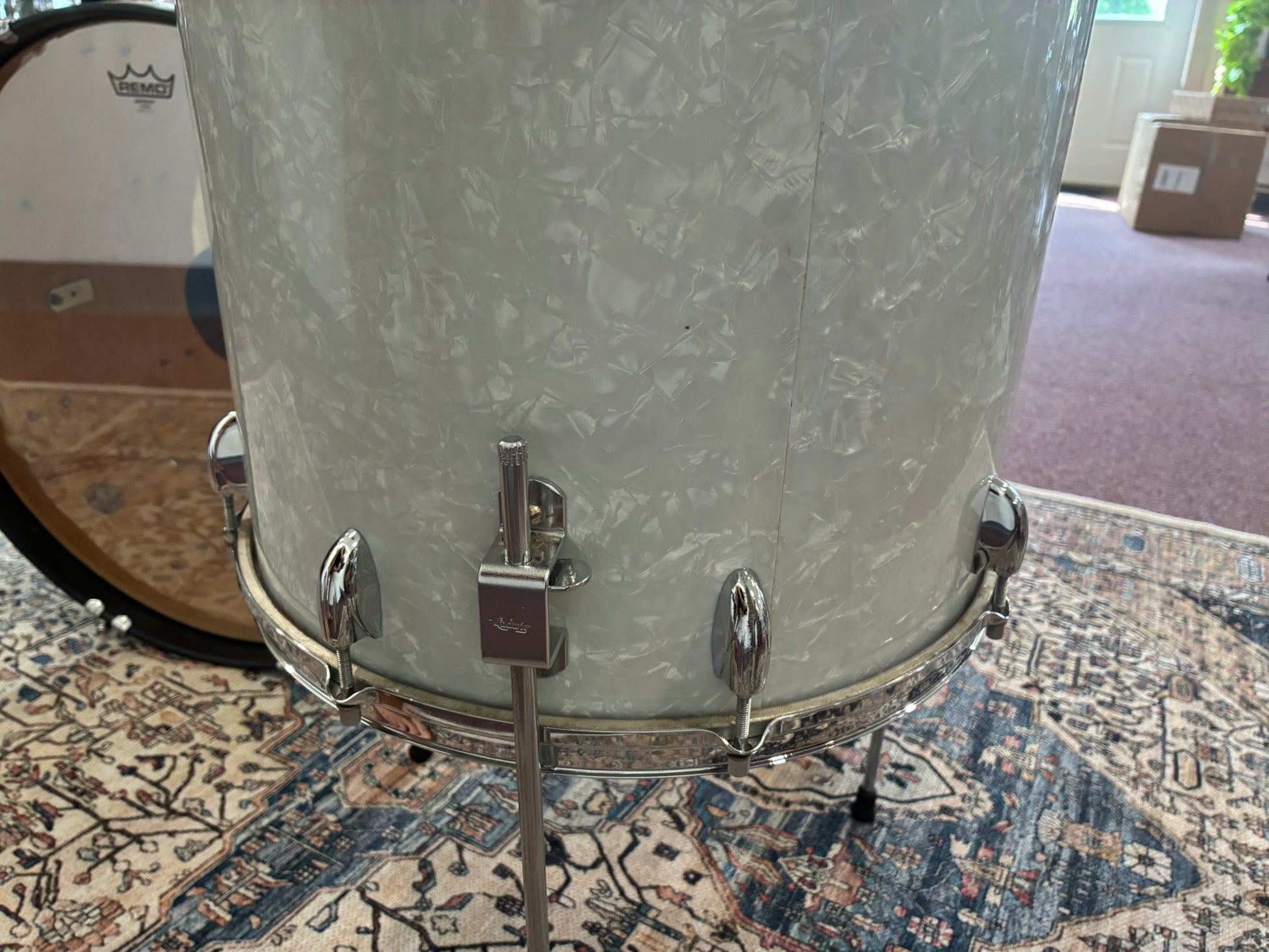 Walberg & Auge Perfection 4-Piece Drum Set - White Marine Pearl - Super Rare