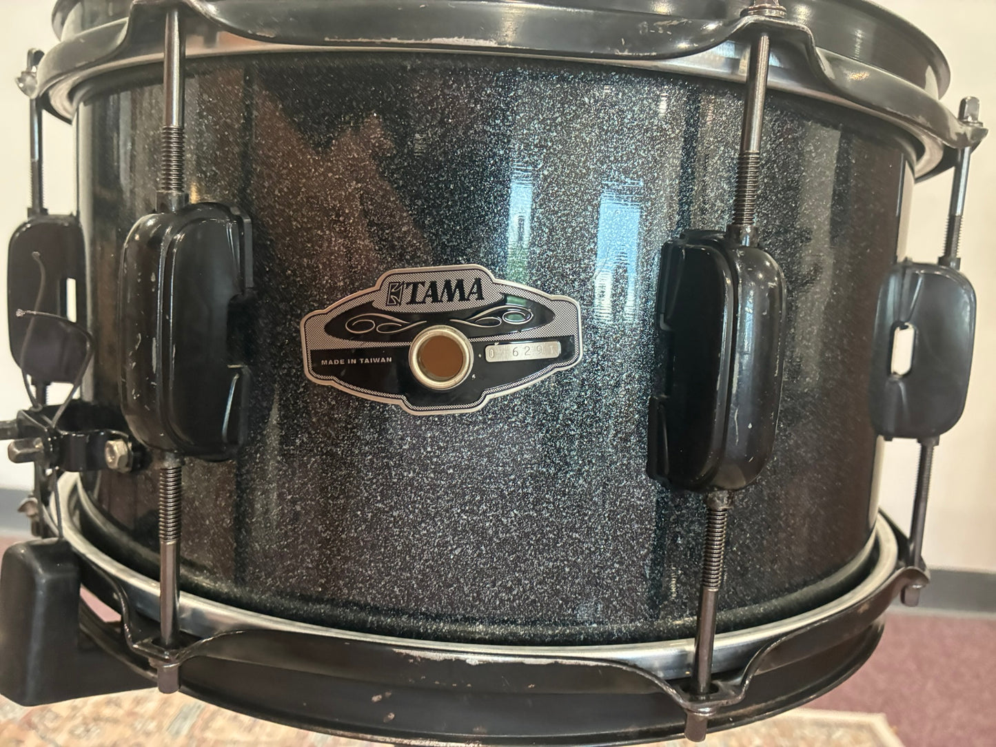 Tama Maple Artstar Special Edition Snare Drum 7x13 - Black Galaxy Sparkle