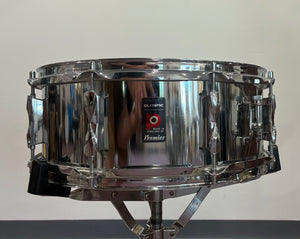 Premier Olympic Snare Drum 5x14 - Steel - Made in England