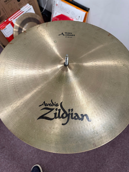 Zildjian 17" A Series Medium Thin Crash Cymbal 1982 - 2012 - Traditional