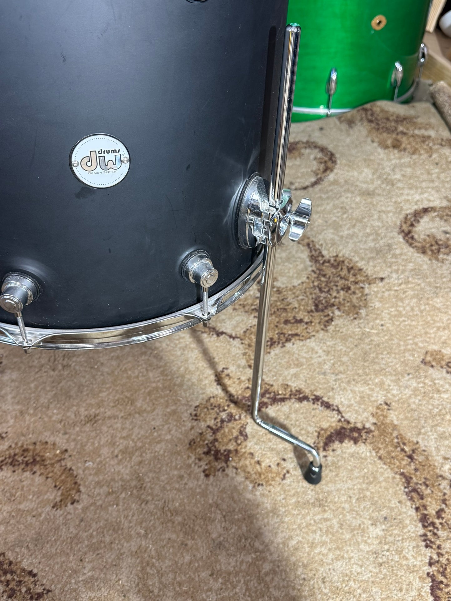 DW Design 14x16" Rack Tom in Satin Black