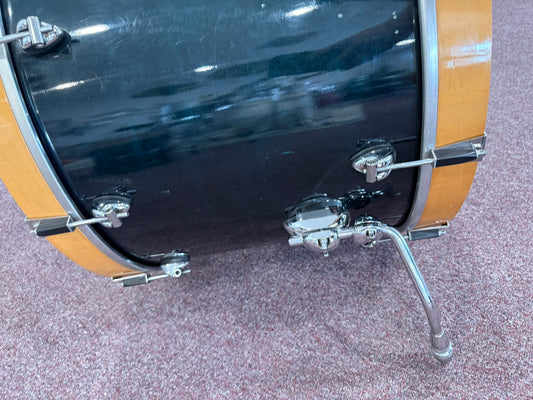 Ayotte Drumsmith 22x16 Bass Drum - Blue Lacquer Finish