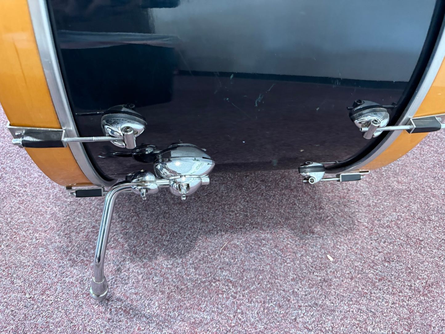 Ayotte Drumsmith 22x16 Bass Drum - Blue Lacquer Finish