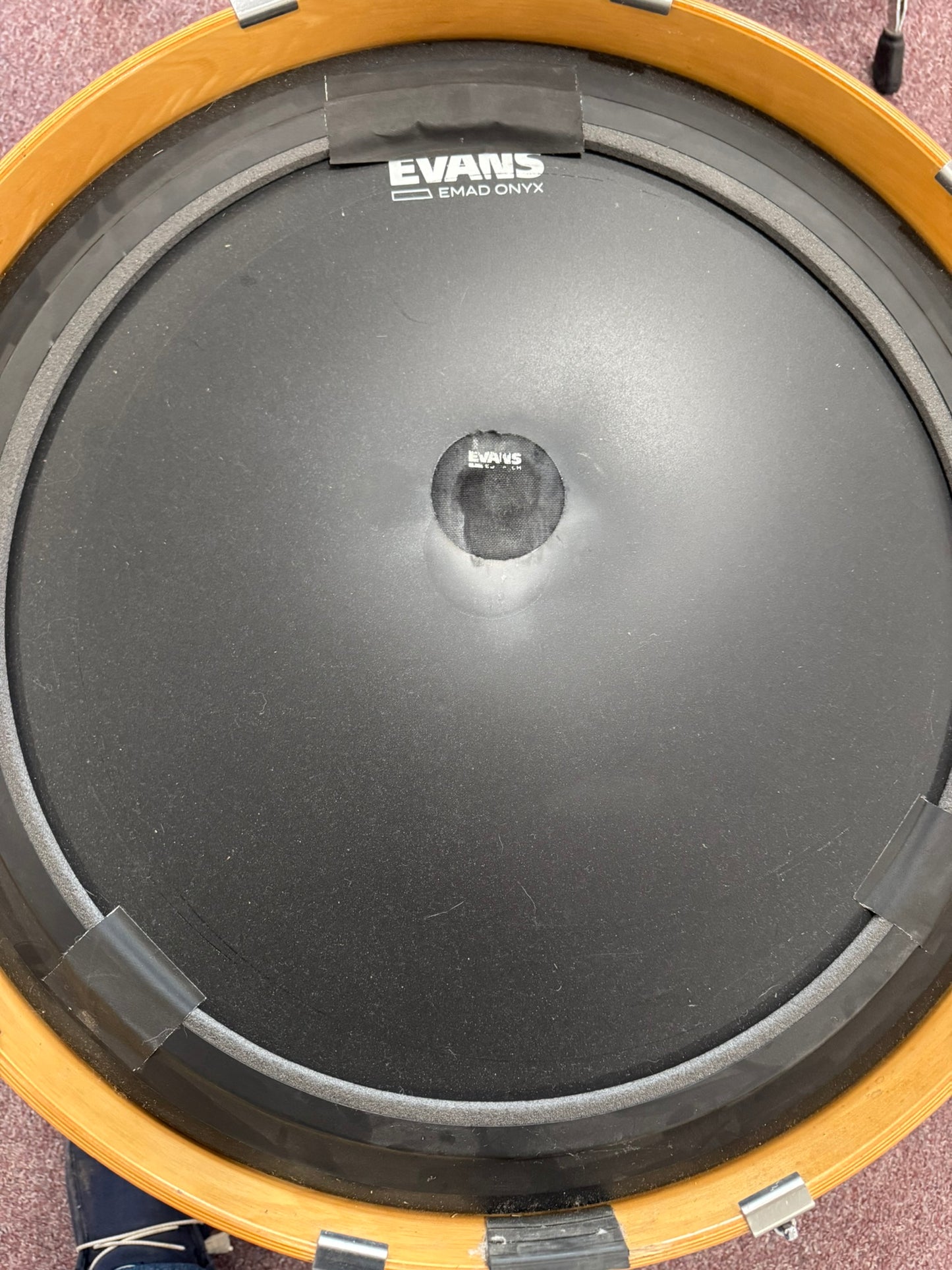 Ayotte Drumsmith 22x16 Bass Drum - Blue Lacquer Finish