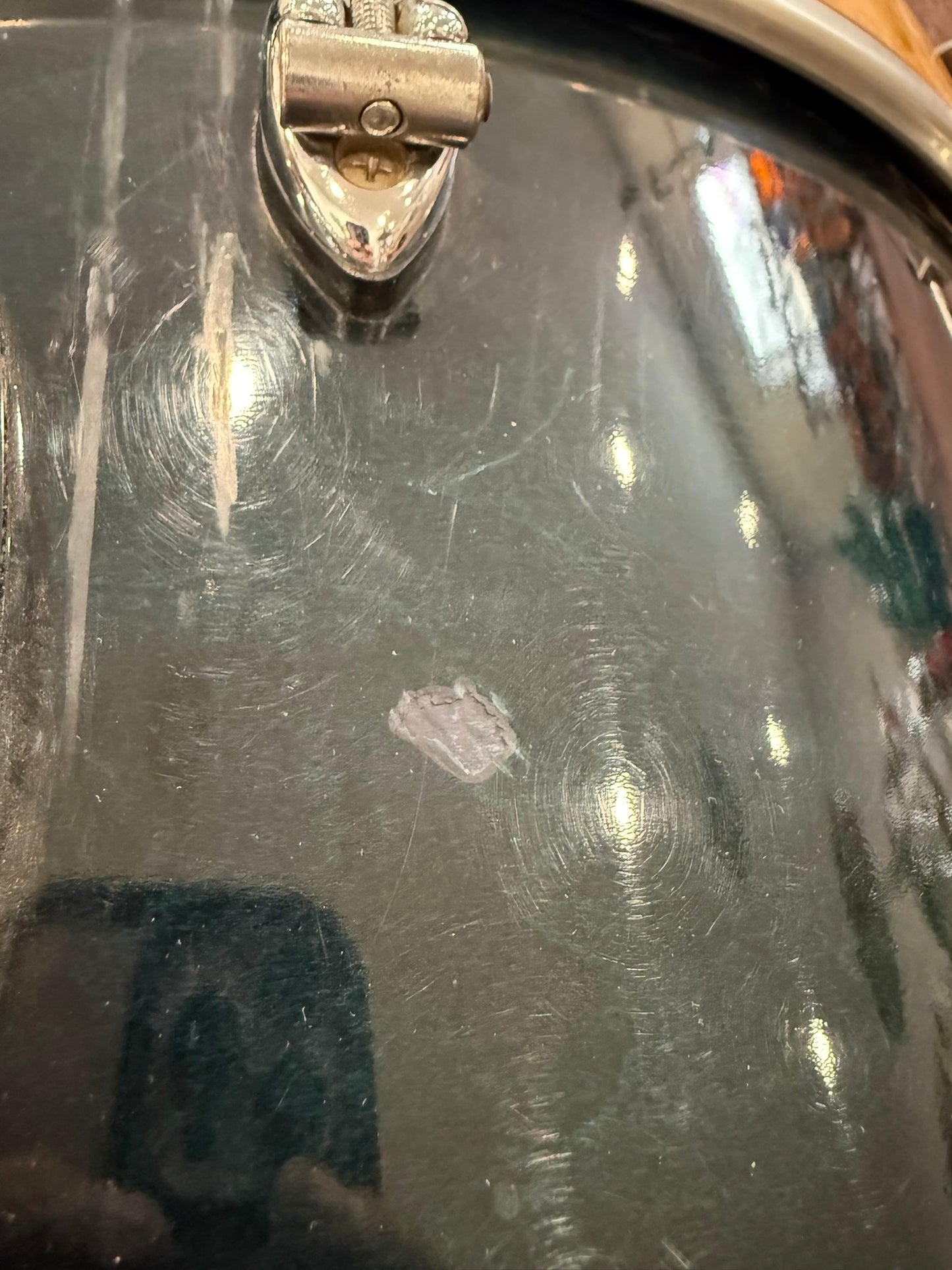 Ayotte Drumsmith 22x16 Bass Drum - Blue Lacquer Finish