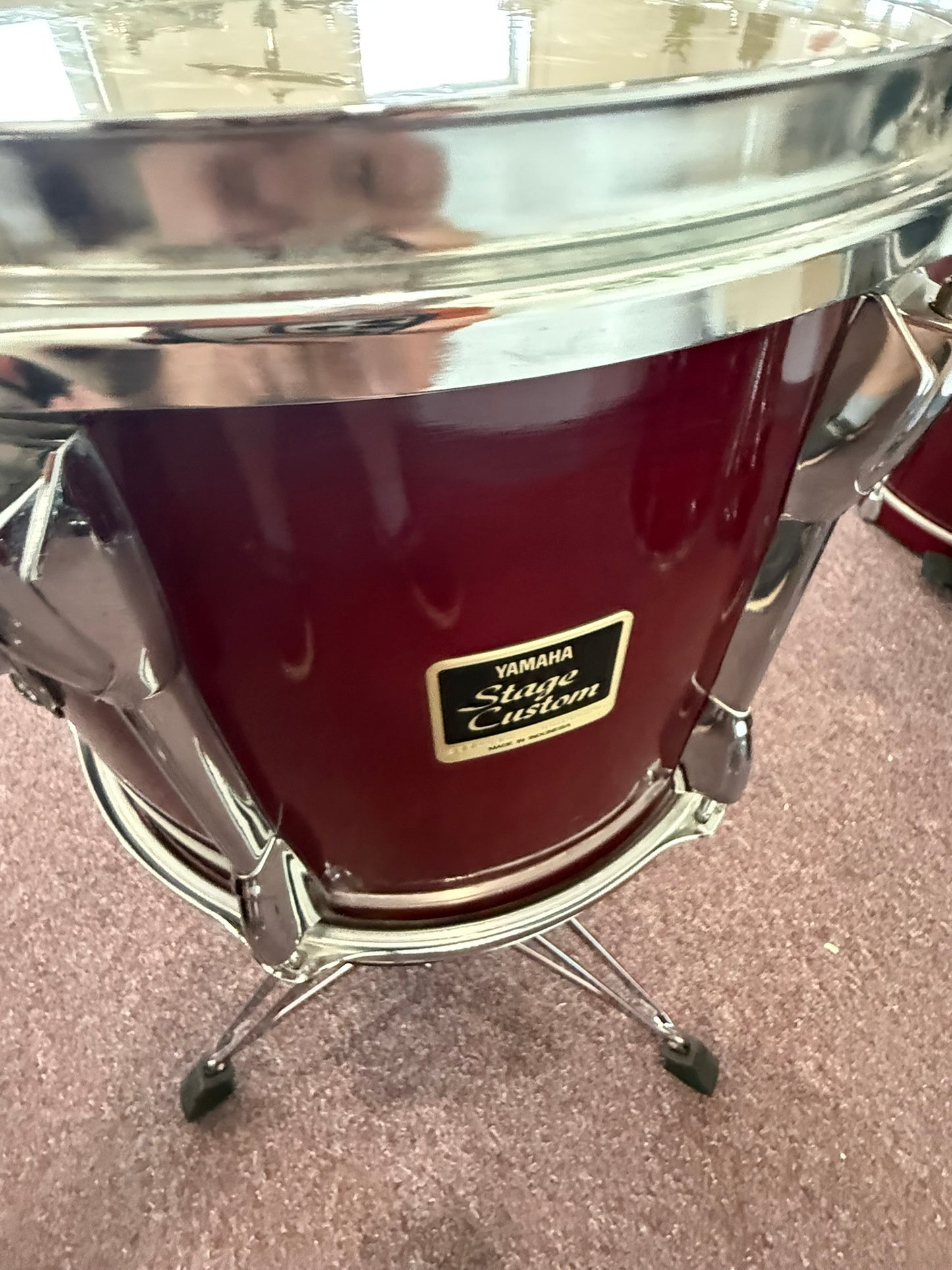 Yamaha Stage Custom Birch 13x11" Rack Tom - Wine Red
