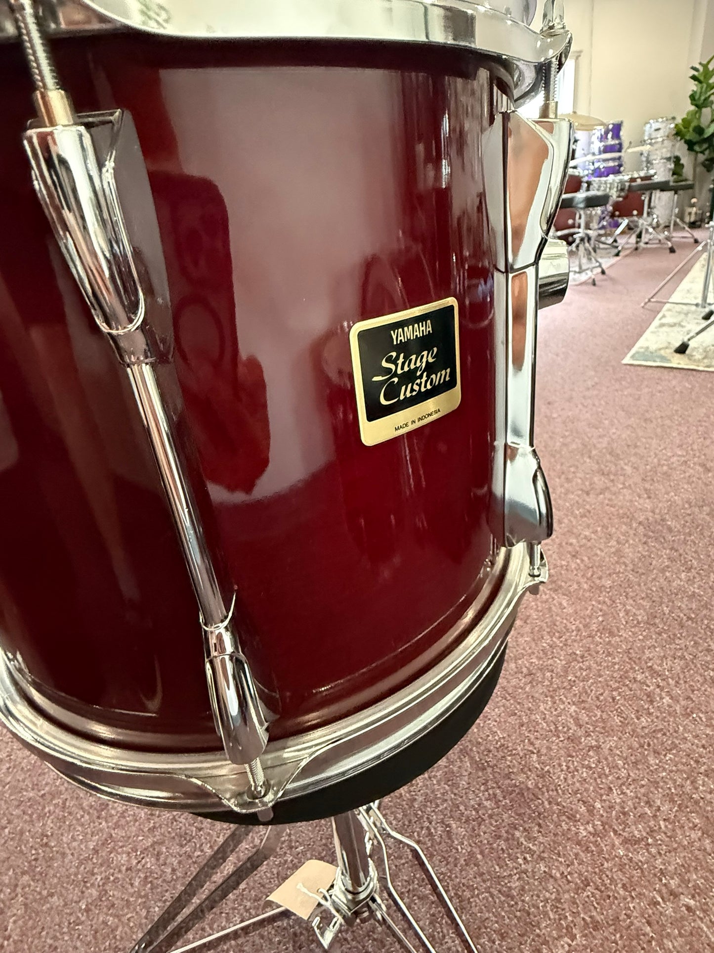 Yamaha Stage Custom Birch 13x11" Rack Tom - Wine Red