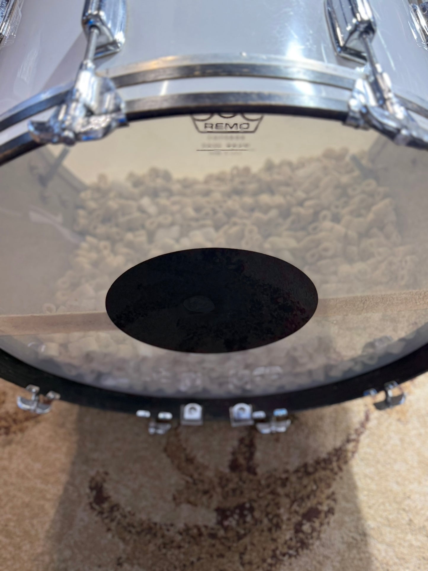 Rogers Londoner 1972 New England White Bass Drum Set 22x16