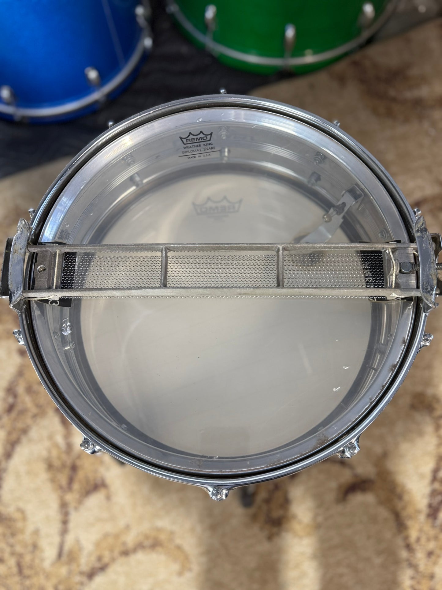 Rogers Dyna-Sonic 5x14" Brass Snare Drum 1970s