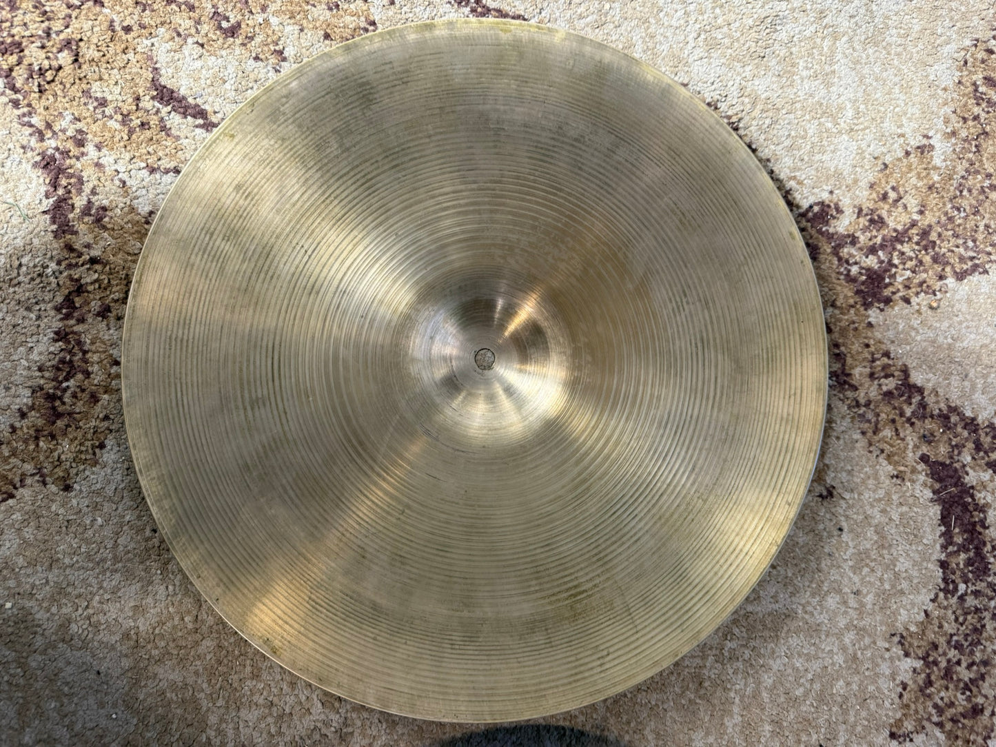 Huge Zildjian 16" Hi Hats Small Stamp Vintage Hi Hats 1950s