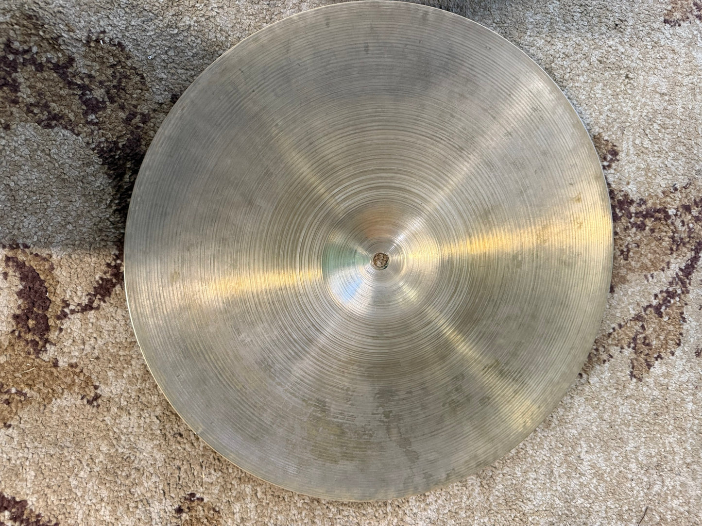 Huge Zildjian 16" Hi Hats Small Stamp Vintage Hi Hats 1950s