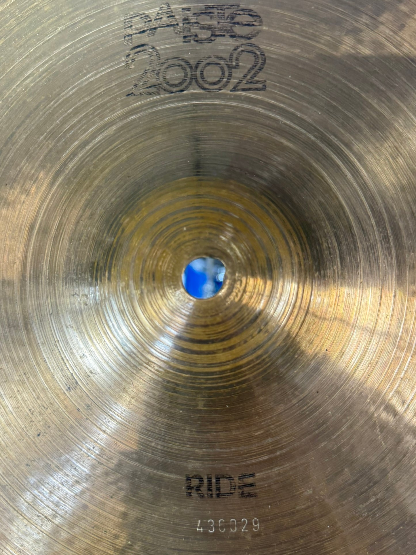 Paiste 18" 2002 Ride Cymbal 1971 - 1980 - Traditional with Black Label