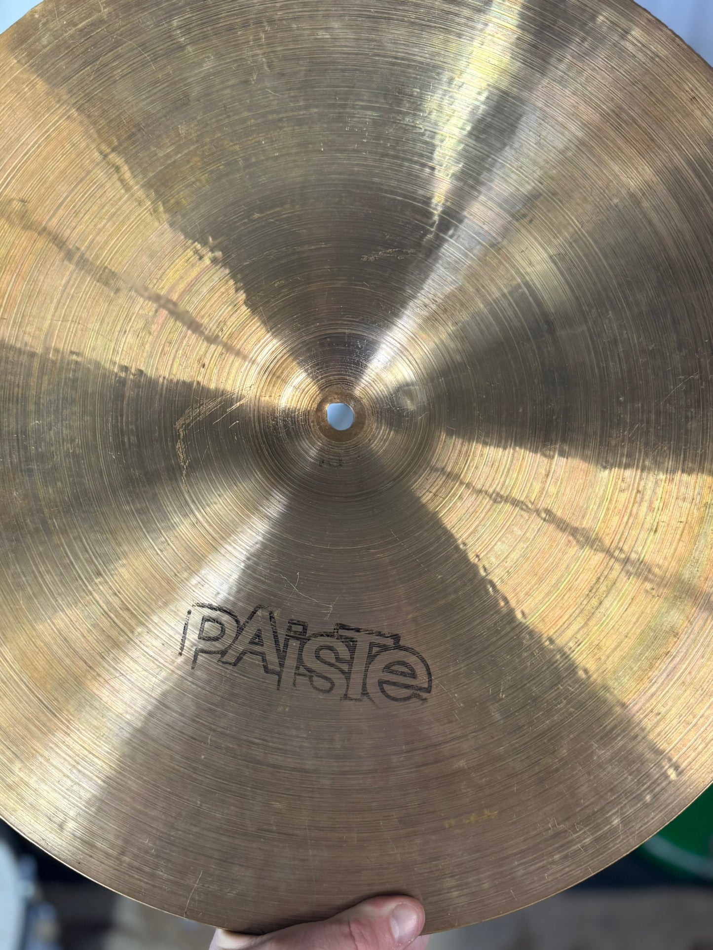 Paiste 18" 2002 Ride Cymbal 1971 - 1980 - Traditional with Black Label