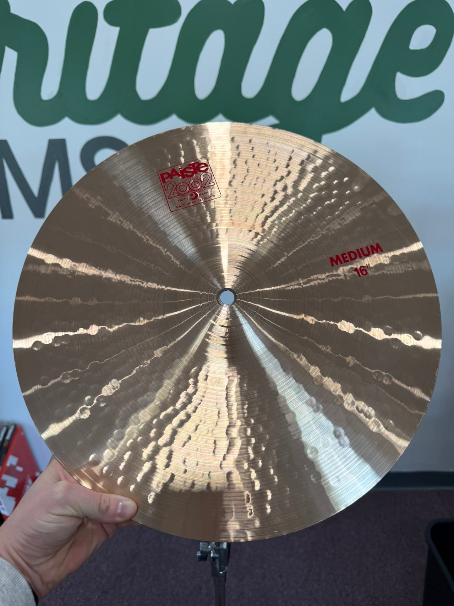 Paiste 16" 2002 Medium Cymbal 1980 - Present - Traditional