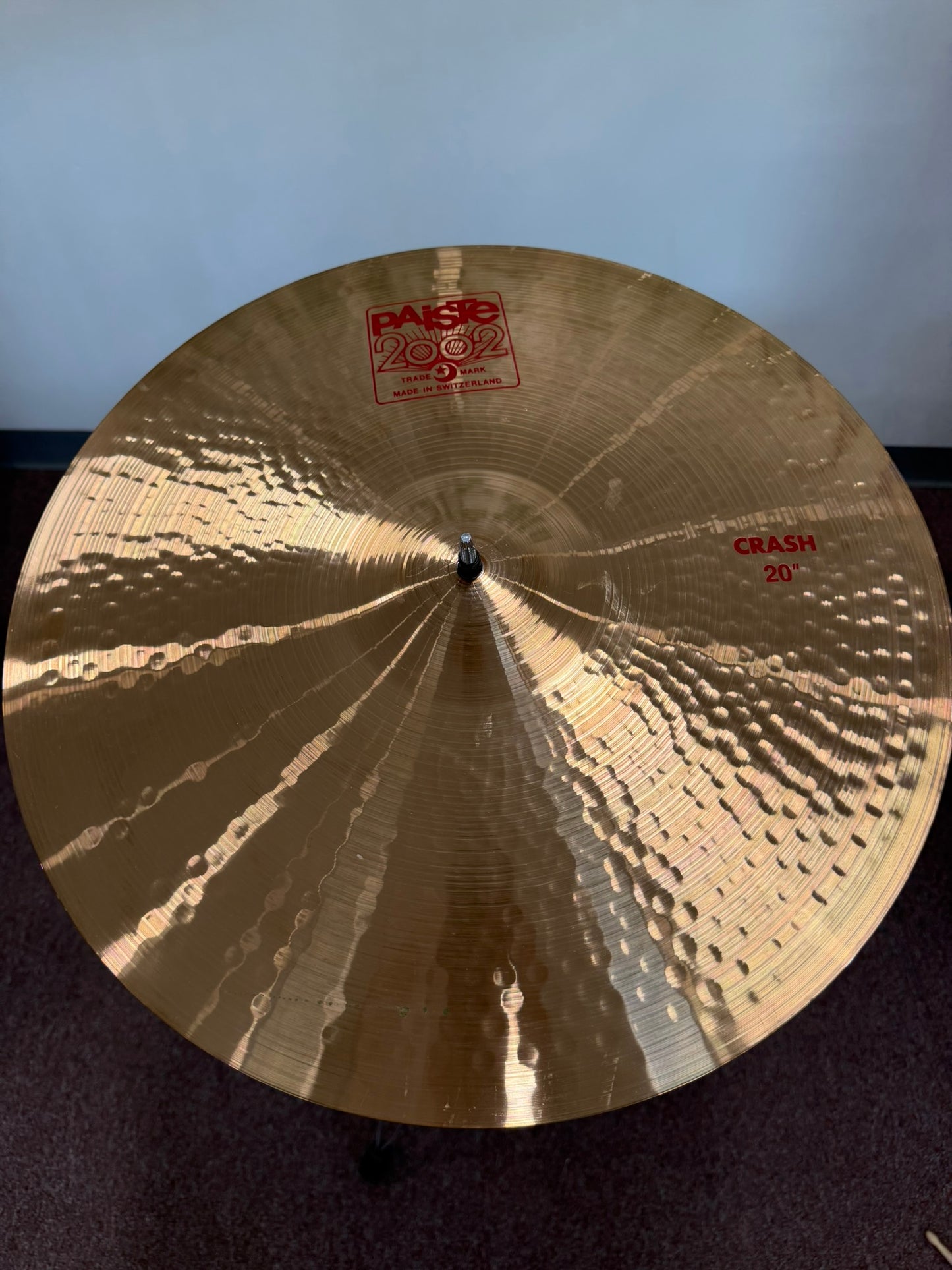Paiste 20" 2002 Crash Cymbal 1980 - Present - Traditional