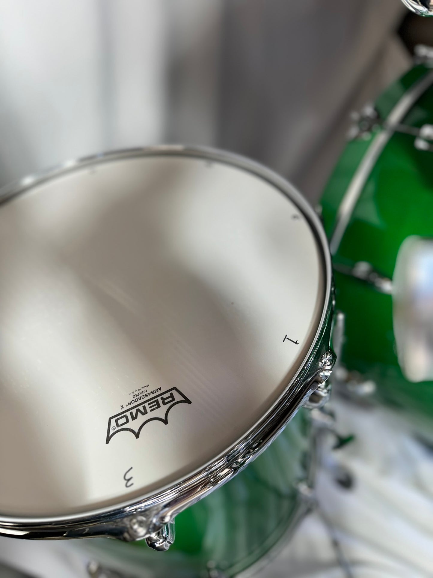 Slingerland Rare Studio King Conway Era Four-Piece Green Drum Set, with Pearl Opti Mount - Used