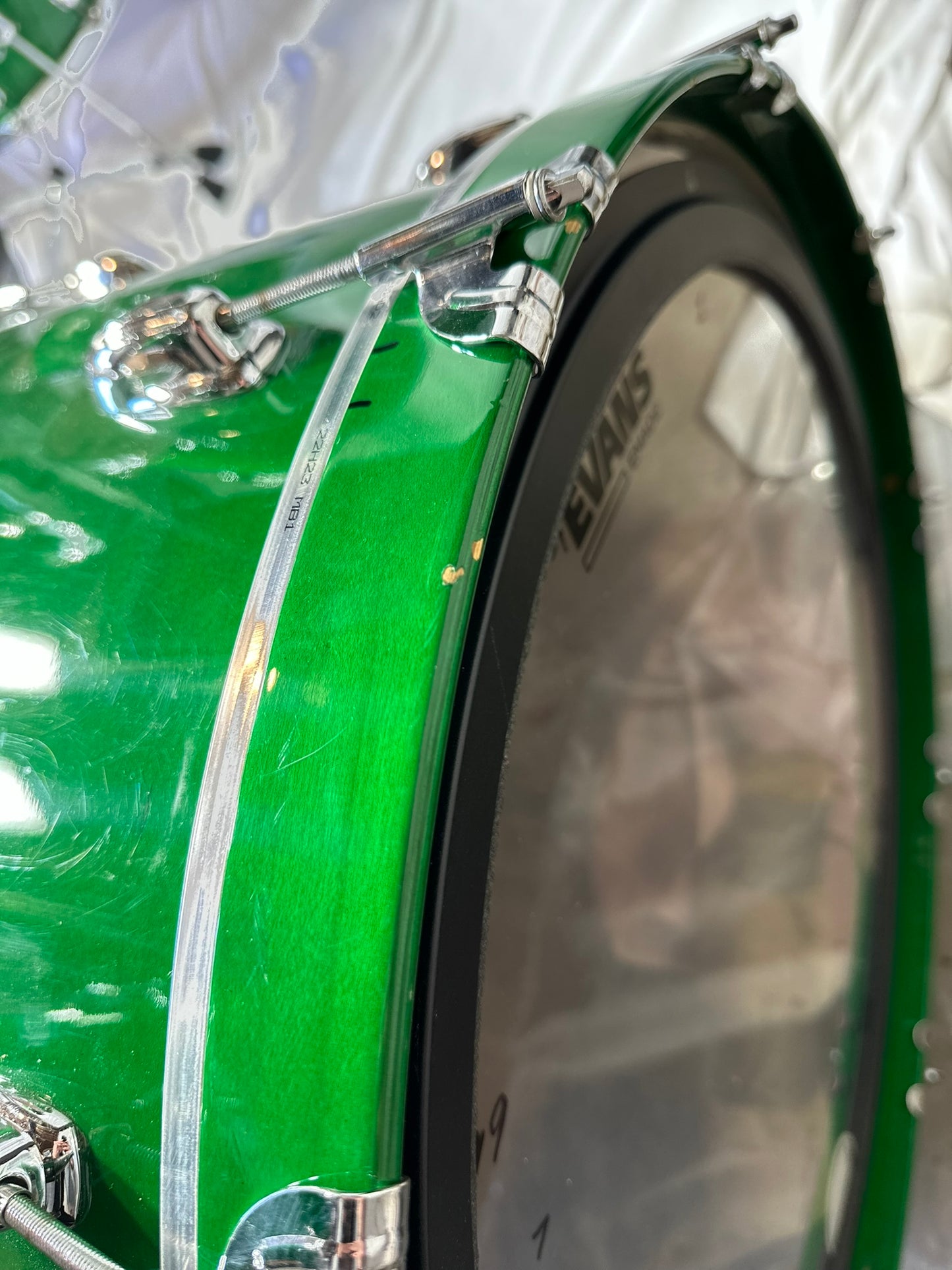 Slingerland Rare Studio King Conway Era Four-Piece Green Drum Set, with Pearl Opti Mount - Used