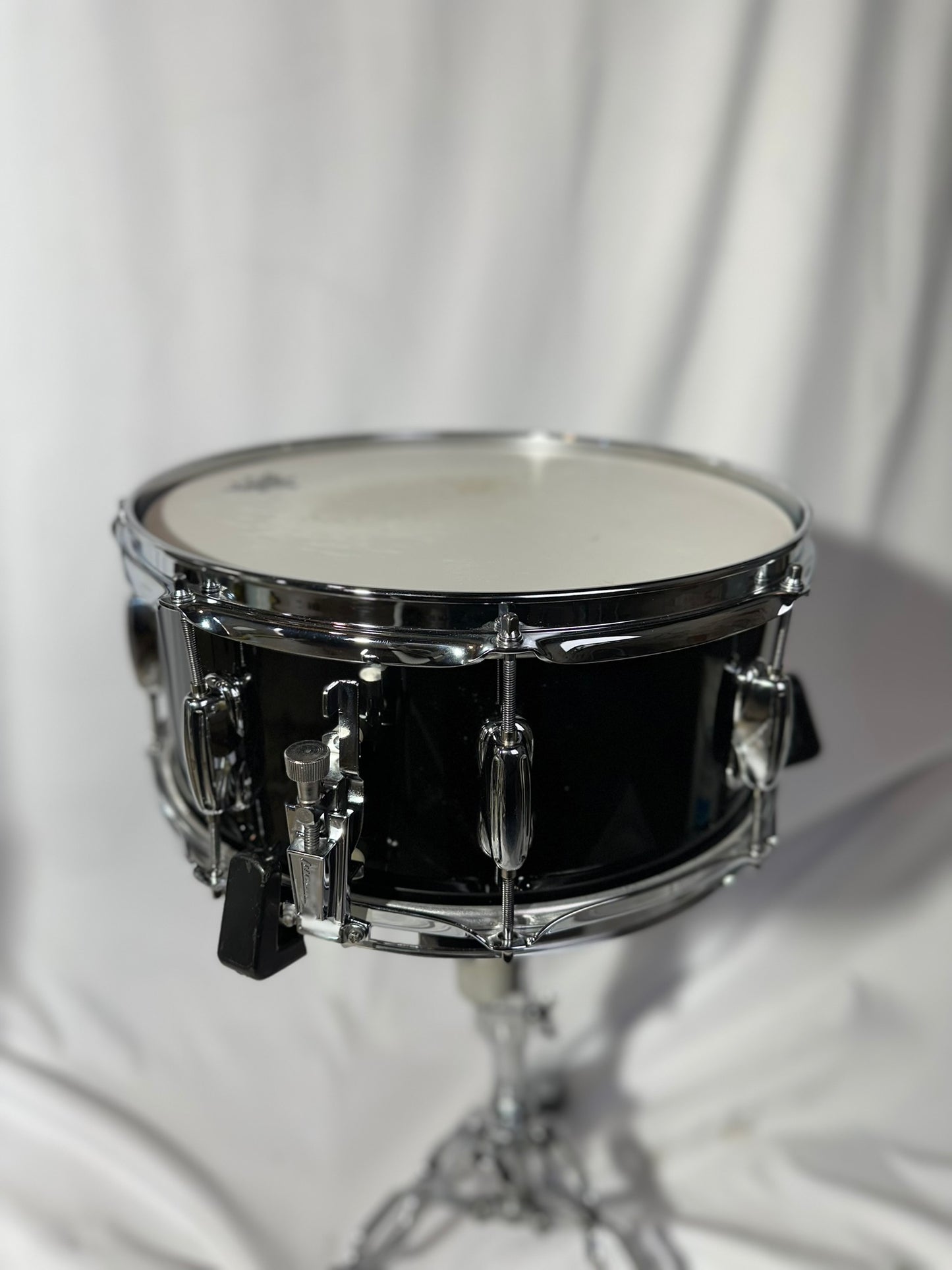 Slingerland Rare Radio King 5.5"x14" Snare, 8-lug, Conway Era, Cloud Badge, Black - Used