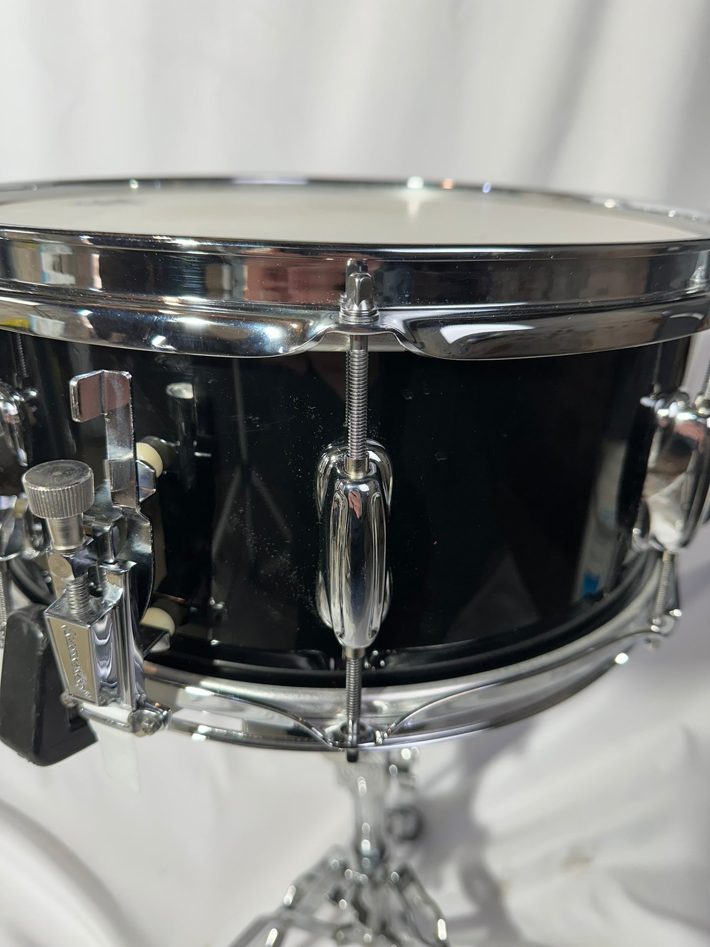 Slingerland Rare Radio King 5.5"x14" Snare, 8-lug, Conway Era, Cloud Badge, Black - Used