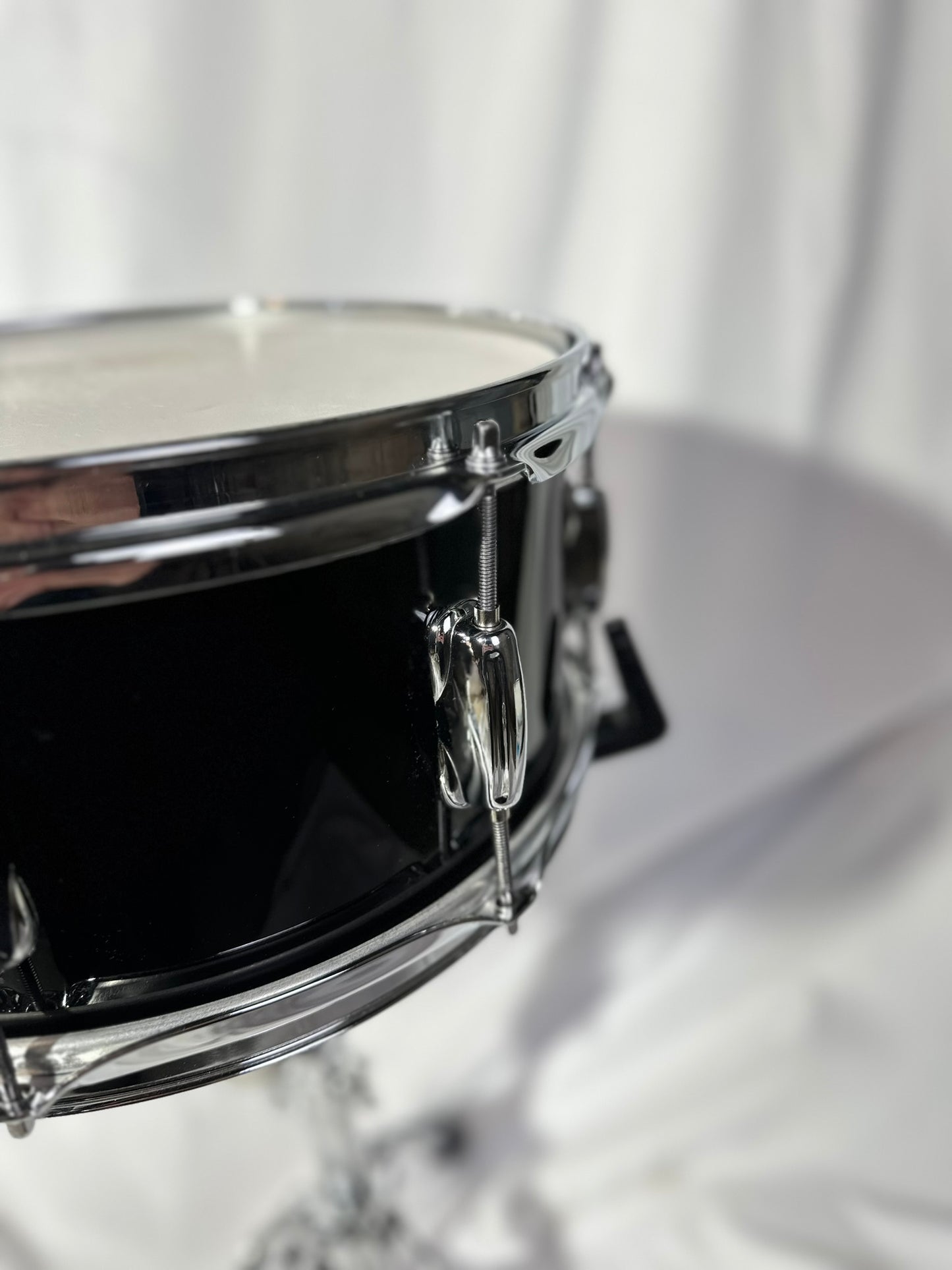 Slingerland Rare Radio King 5.5"x14" Snare, 8-lug, Conway Era, Cloud Badge, Black - Used