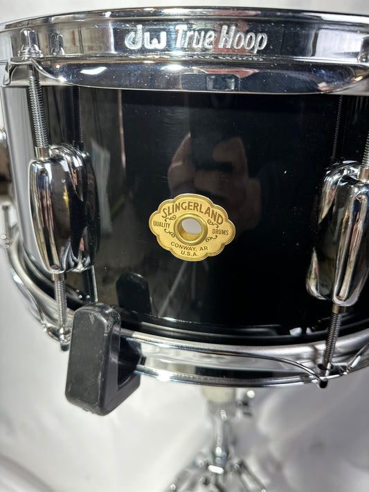 Slingerland Rare Radio King 5.5"x14" Snare, 8-lug, Conway Era, Cloud Badge, Black - Used