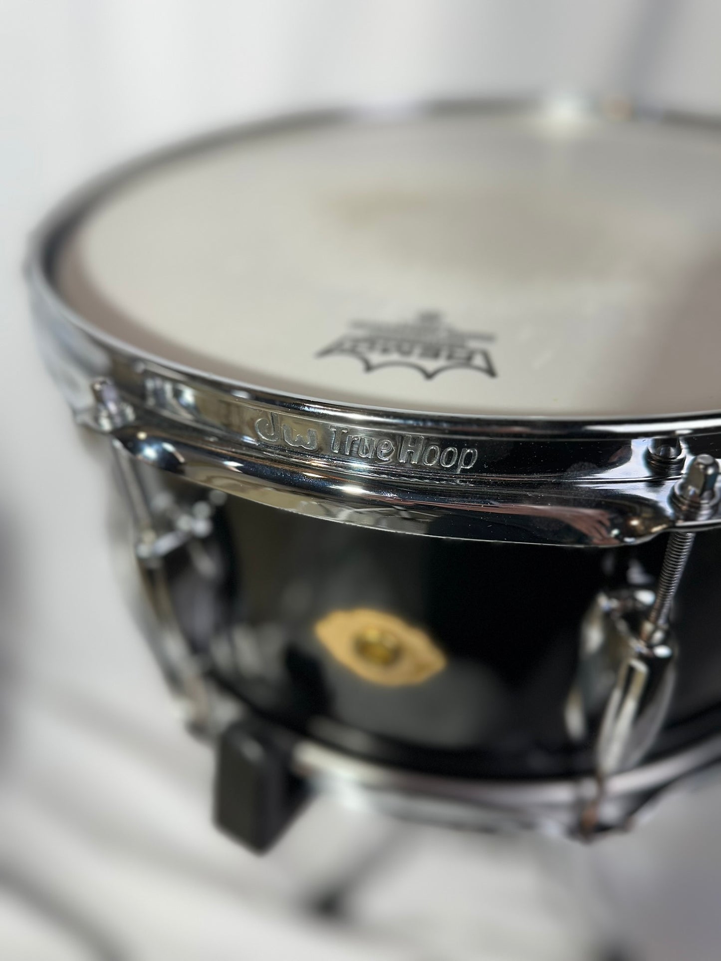 Slingerland Rare Radio King 5.5"x14" Snare, 8-lug, Conway Era, Cloud Badge, Black - Used