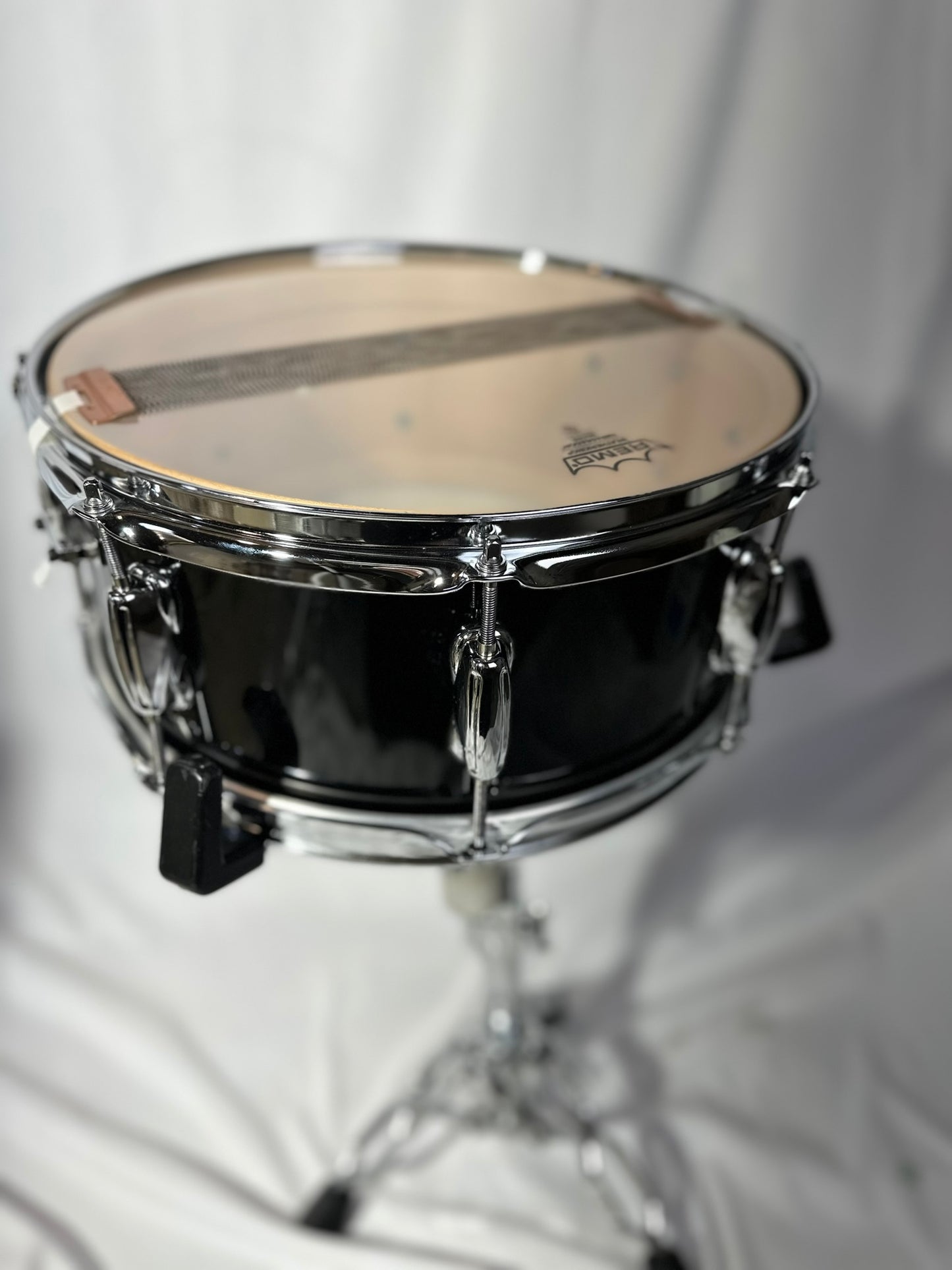 Slingerland Rare Radio King 5.5"x14" Snare, 8-lug, Conway Era, Cloud Badge, Black - Used