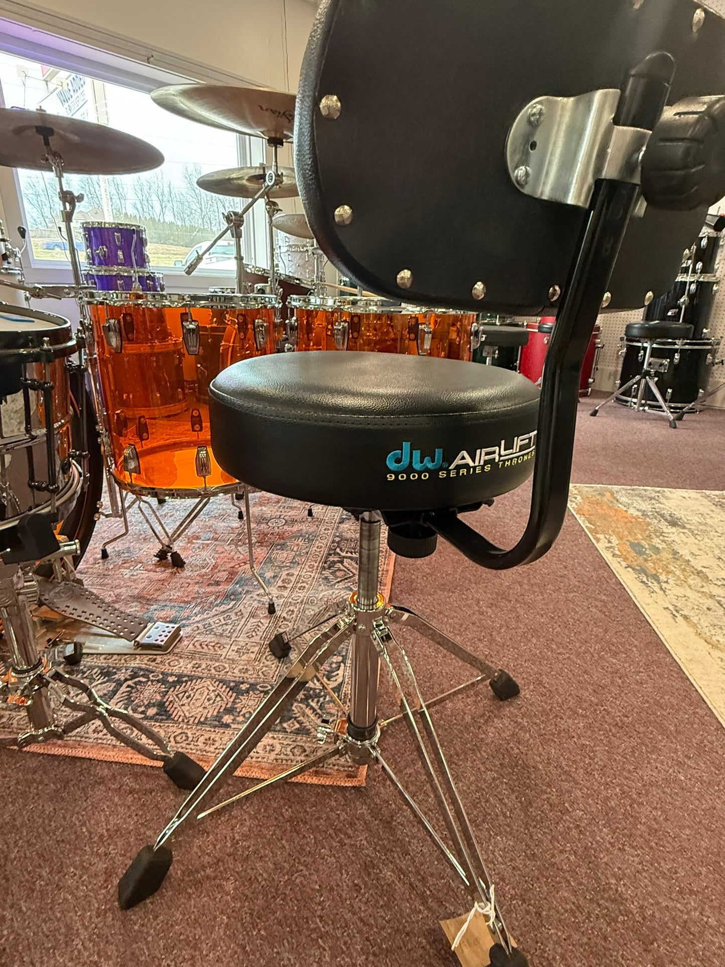 Drum Workshop Heavy-Duty Air Lift Throne with Back
