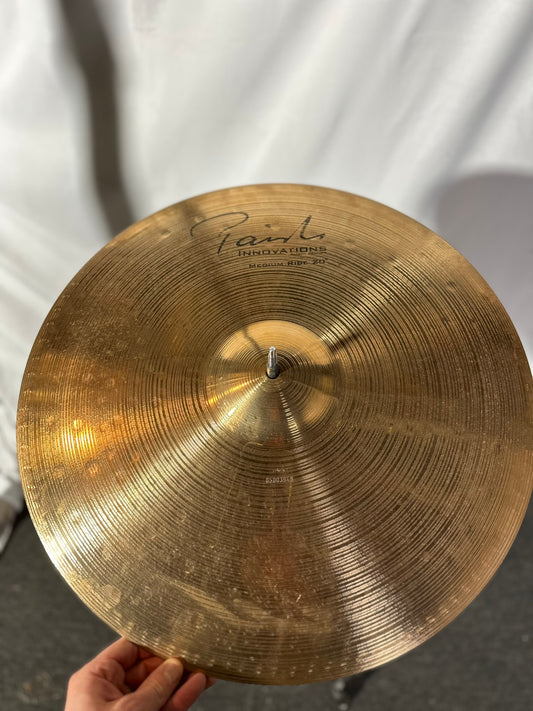 Paiste 20" Innovations Medium Ride Cymbal 2001 - 2005 - Traditional - Used