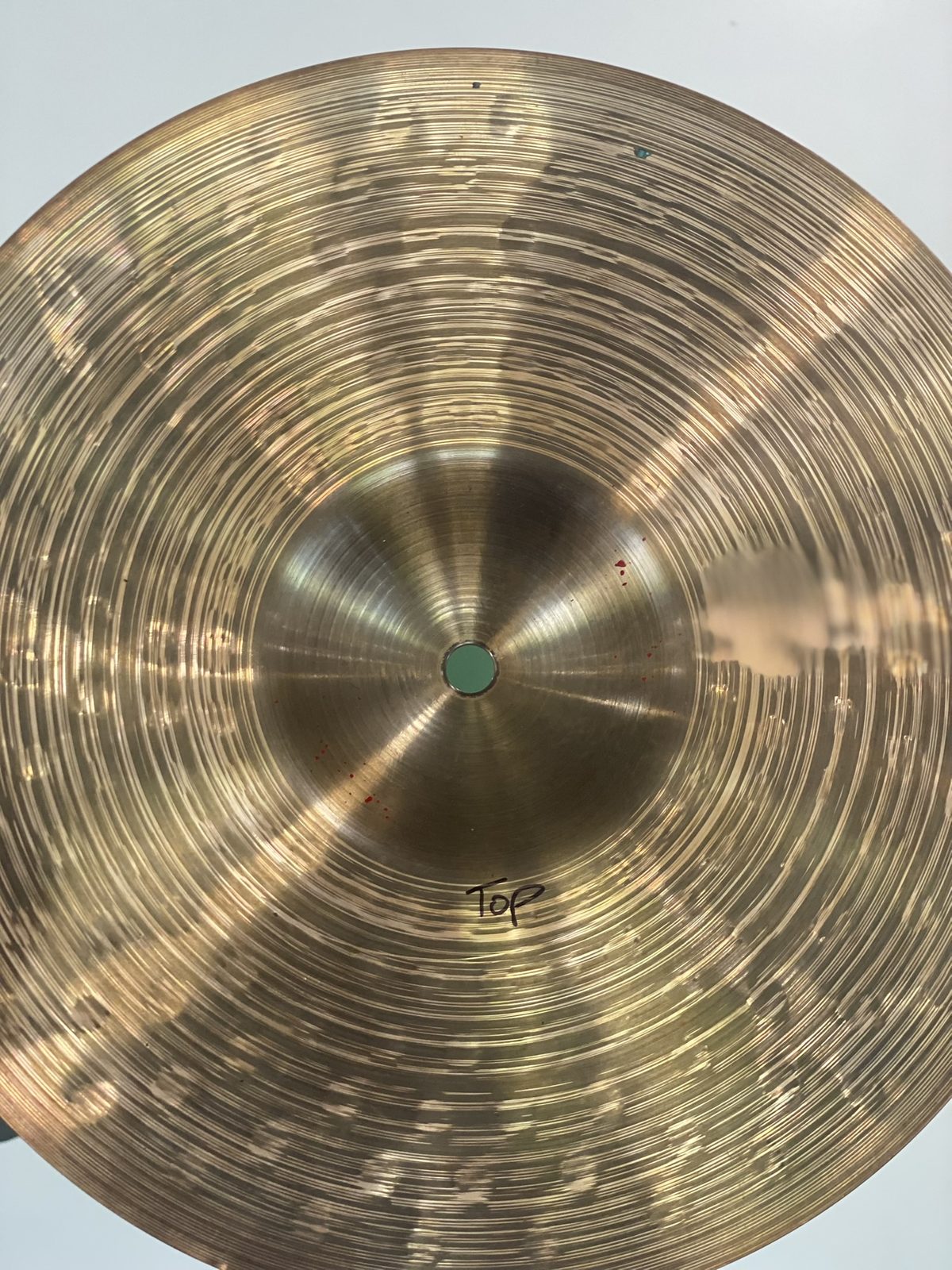 Saluda Prototype Blood Splattered 13" Hi-Hat Cymbals