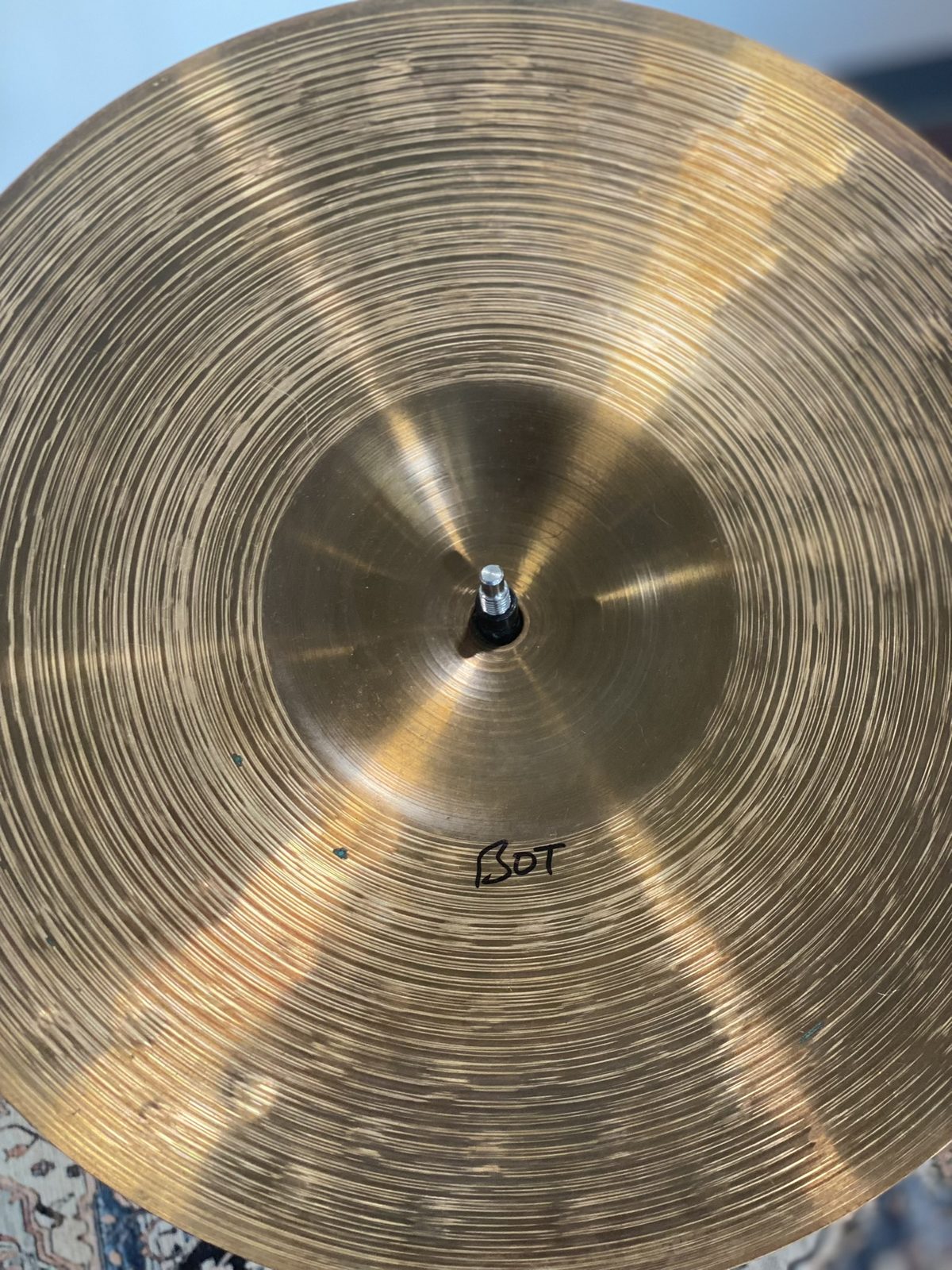 Saluda Prototype Blood Splattered 13" Hi-Hat Cymbals