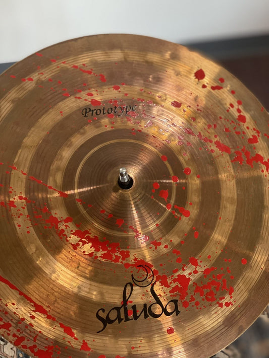 Saluda Prototype Blood Splattered 8"/10" Stack Cymbals