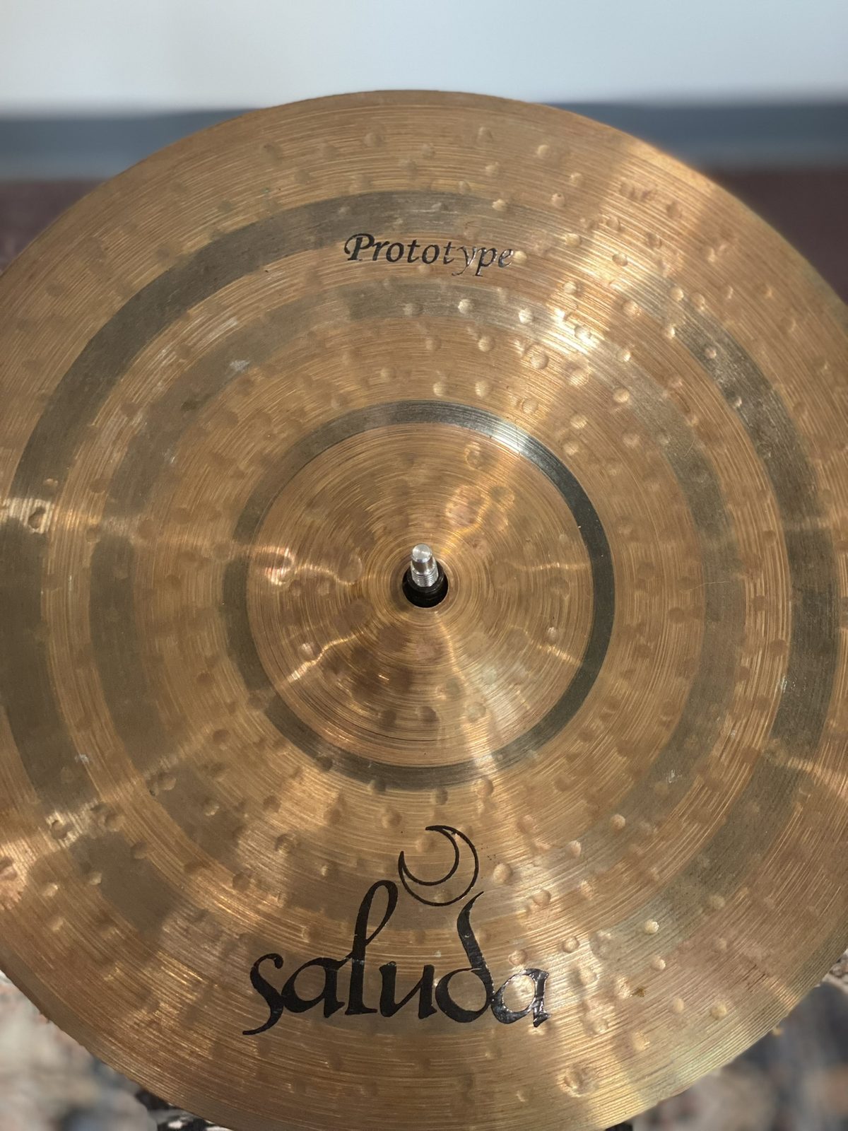Saluda Prototype Blood Splattered 8"/10" Stack Cymbals