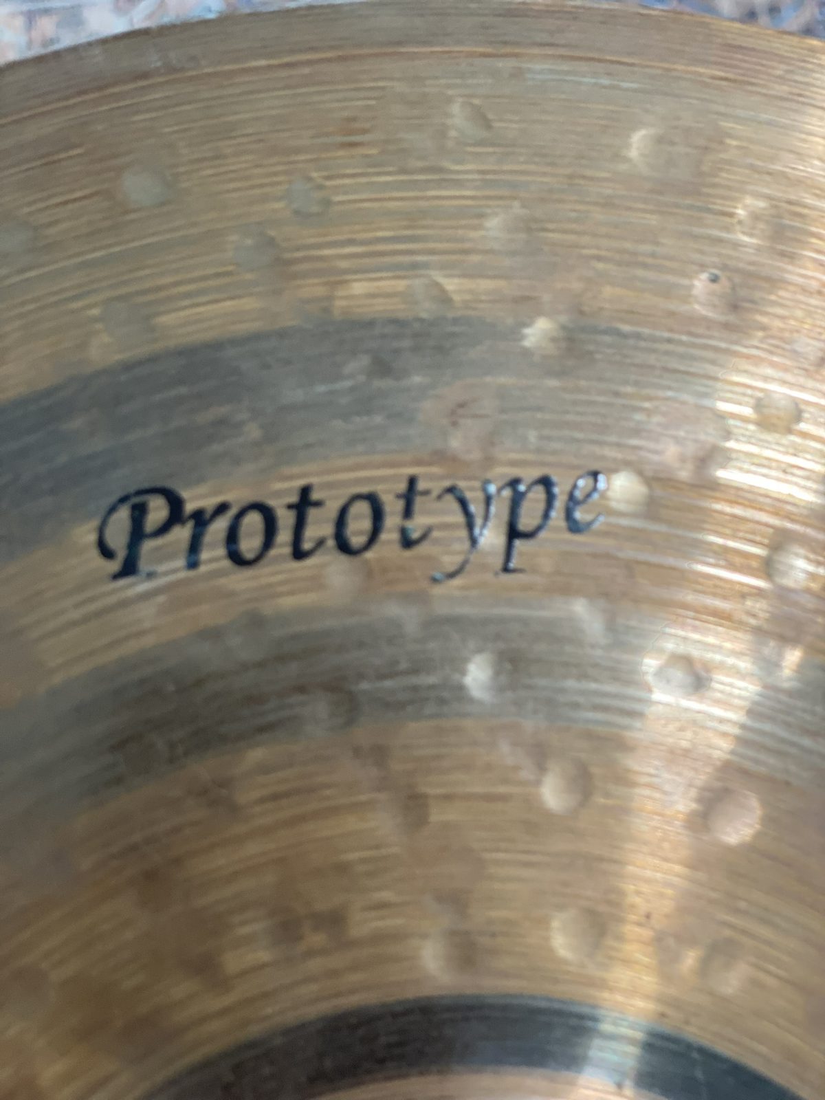 Saluda Prototype Blood Splattered 8"/10" Stack Cymbals